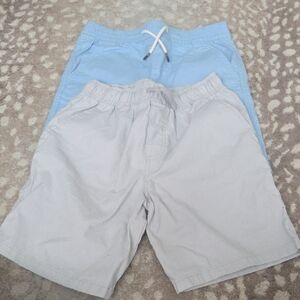 Set of Two Boys' Shorts in Blue and Gray